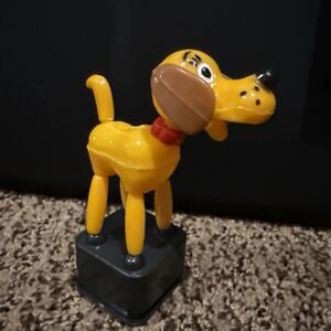 Vintage Push Puppet Toy Dog